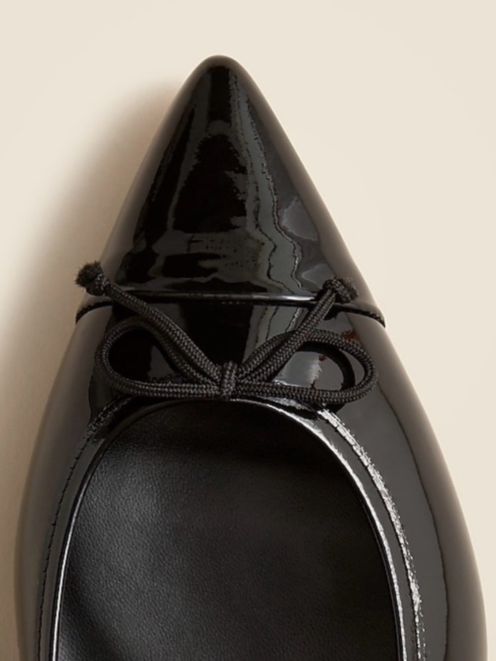 NWT Pointed-toe Mary Jane ballet flats in Italian patent leather - Picture 3 of 3